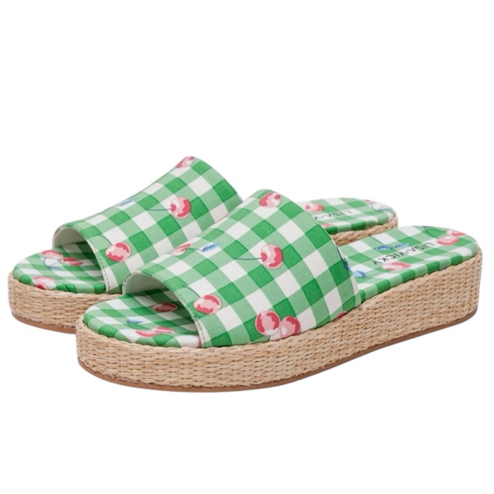 Lisa Vicky Smile 2 Platform Slide Sandal In Green Cherry Size 6
From NORDSTROM